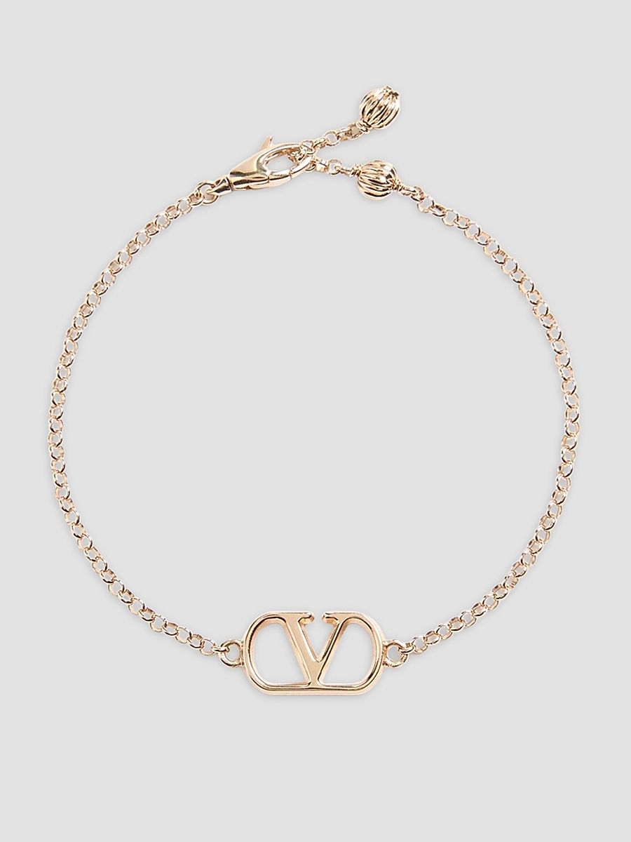 Women's VLogo Signature Metal Bracelet - Gold - Size Medium