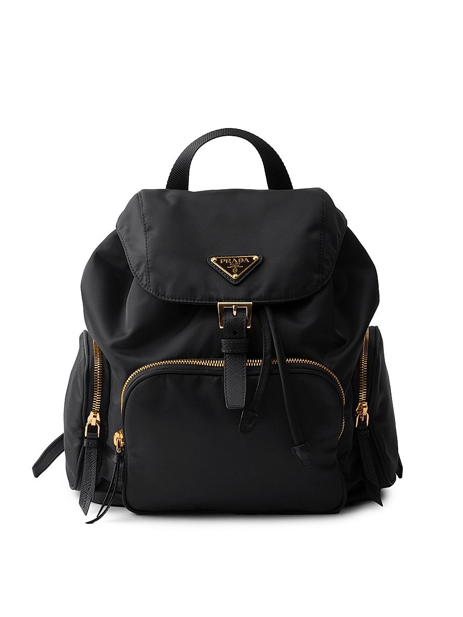Women's Small Re-Nylon Backpack - Black