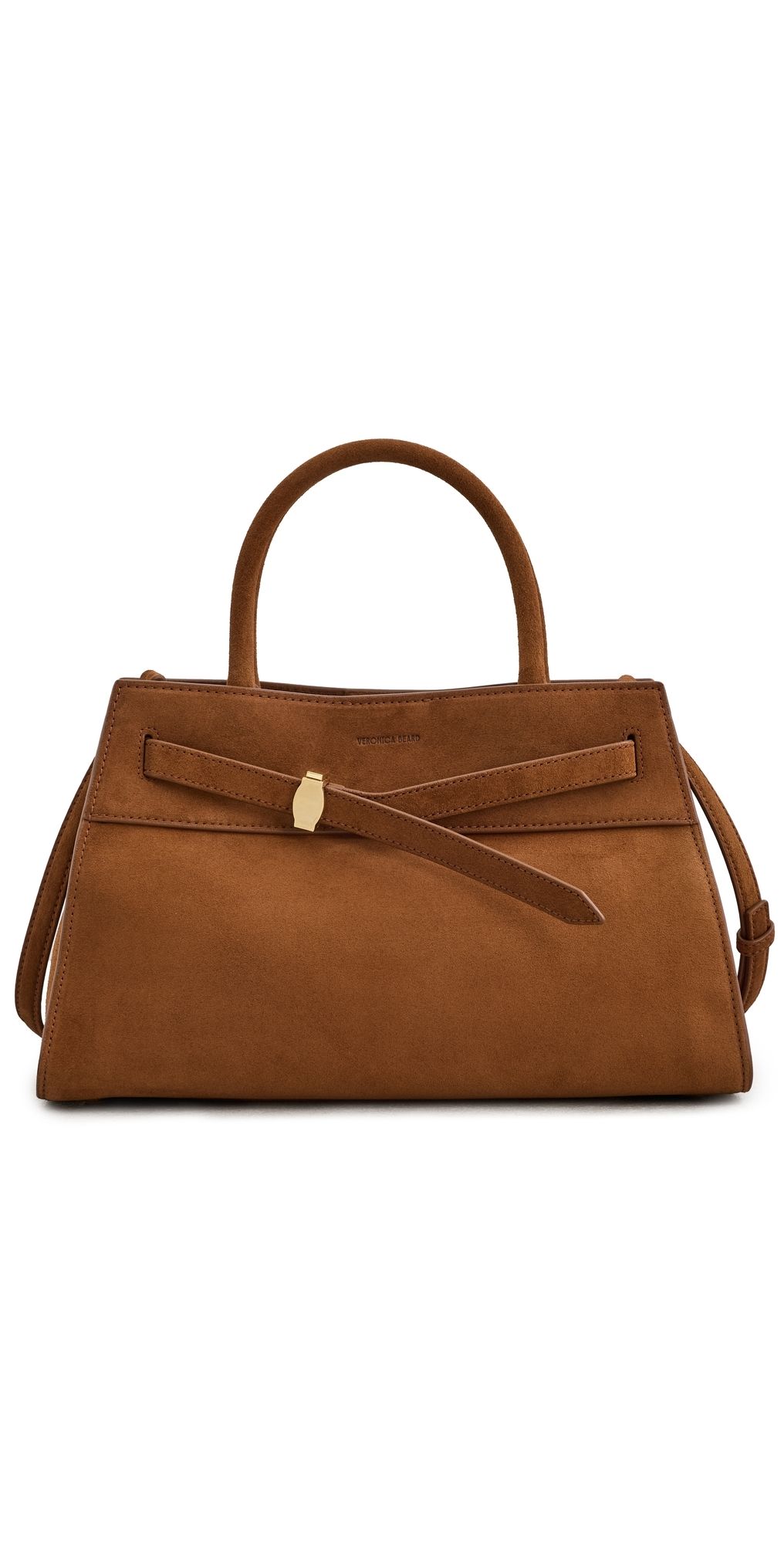 Veronica Beard Suede Dash Bag Tobacco One Size