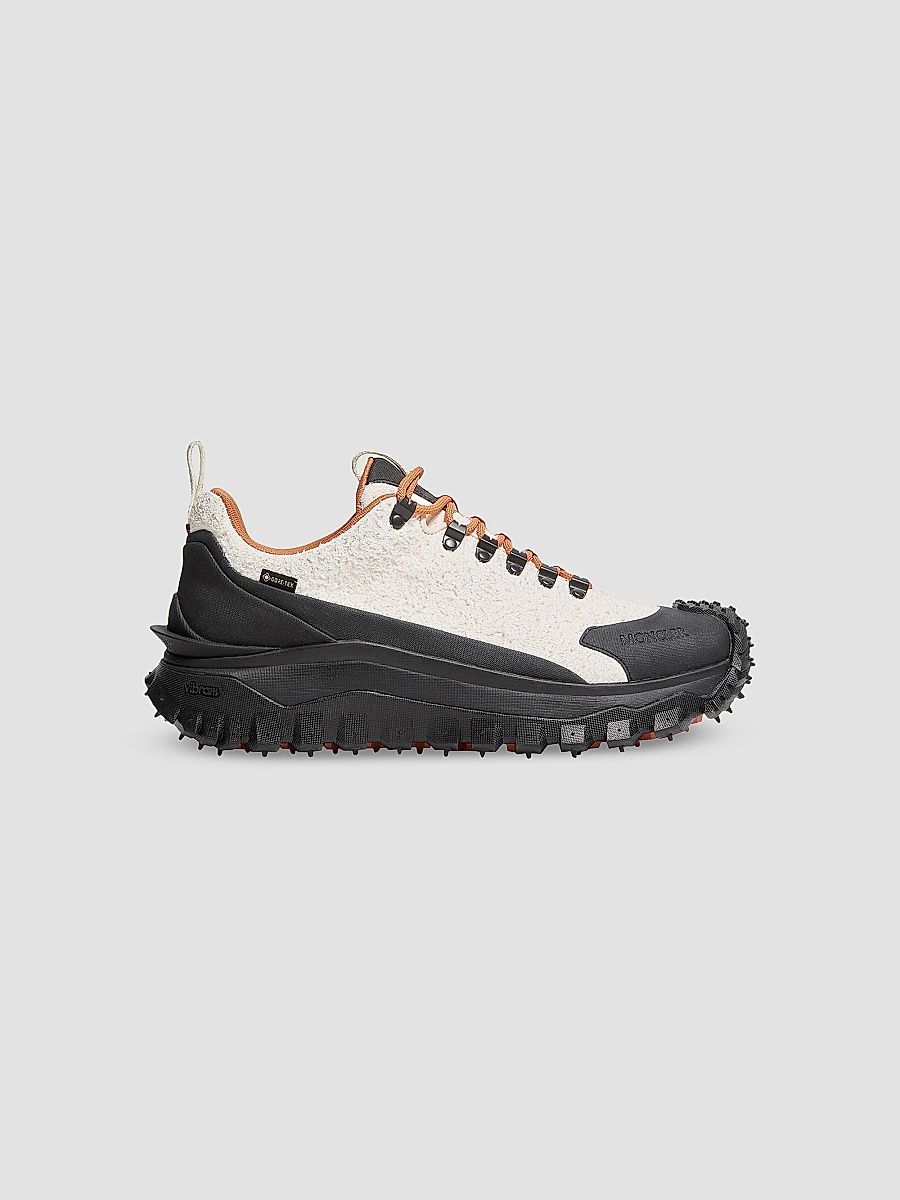 Moncler Men's Trailgrip APEX GTX Sneakers - White Black - Size 13