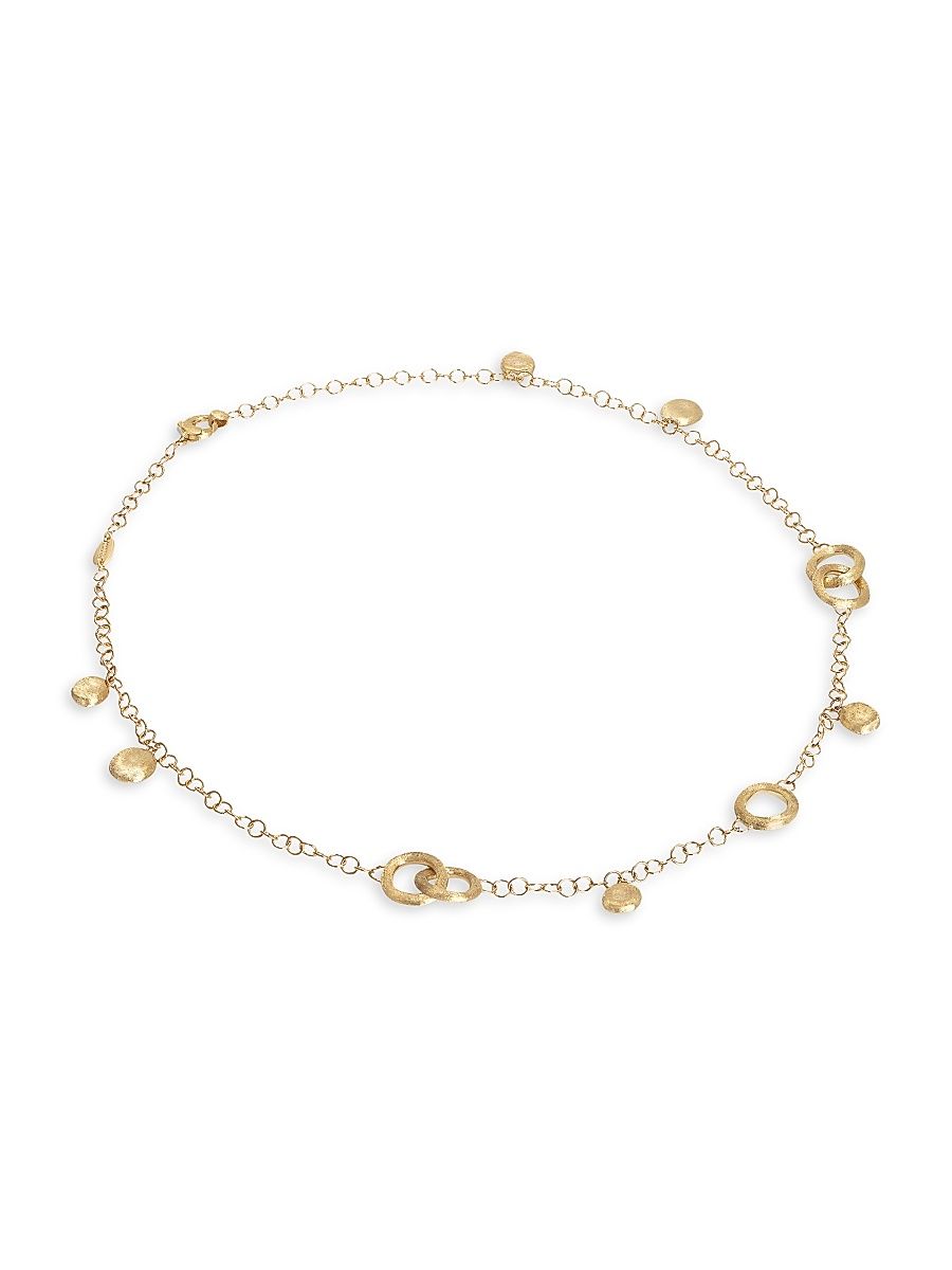 Women's Jaipur 18K Yellow Gold Short Charm Necklace - Yellow Gold