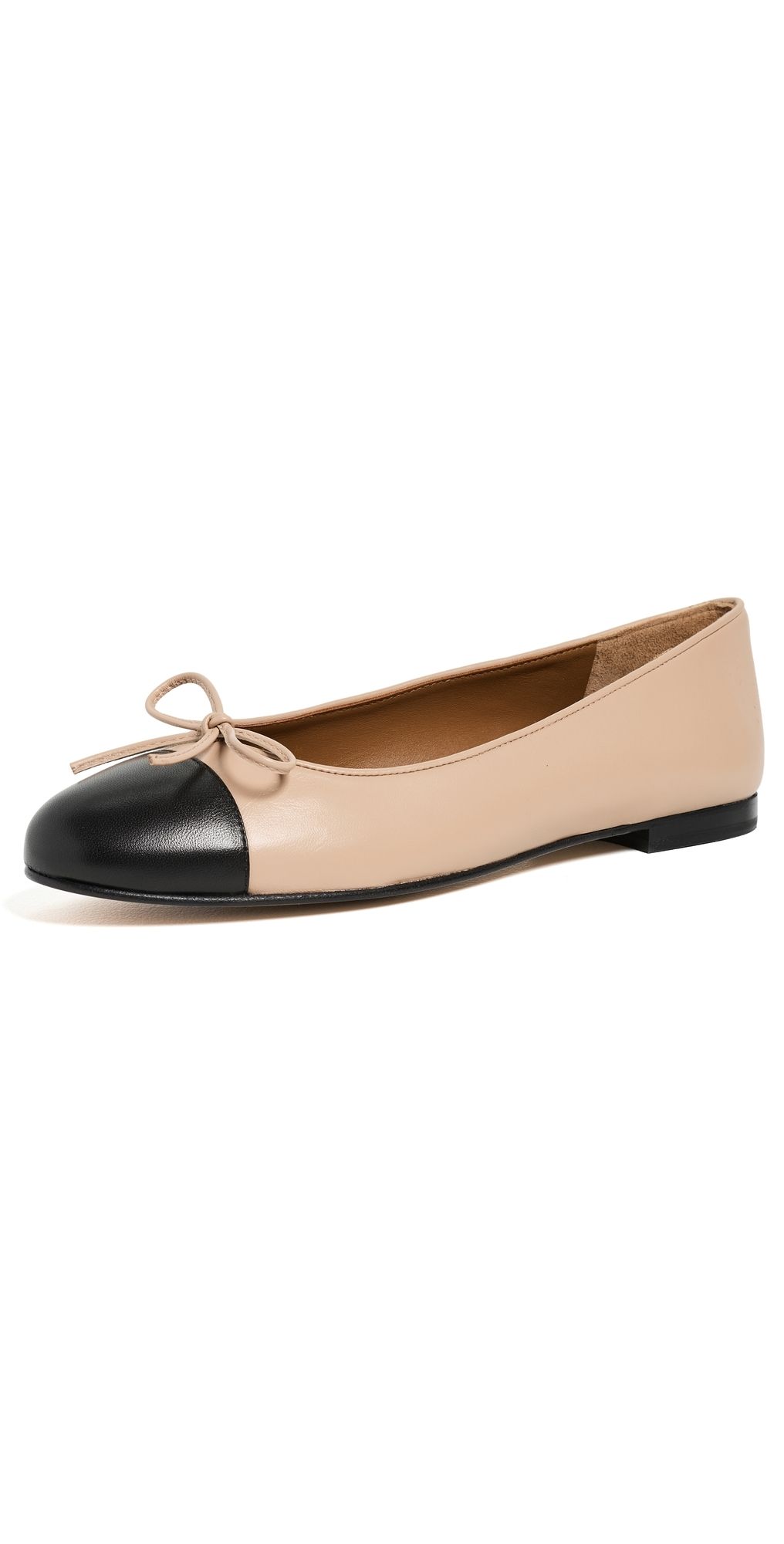 Margaux The Demi Flats Dune/Black Nappa 42