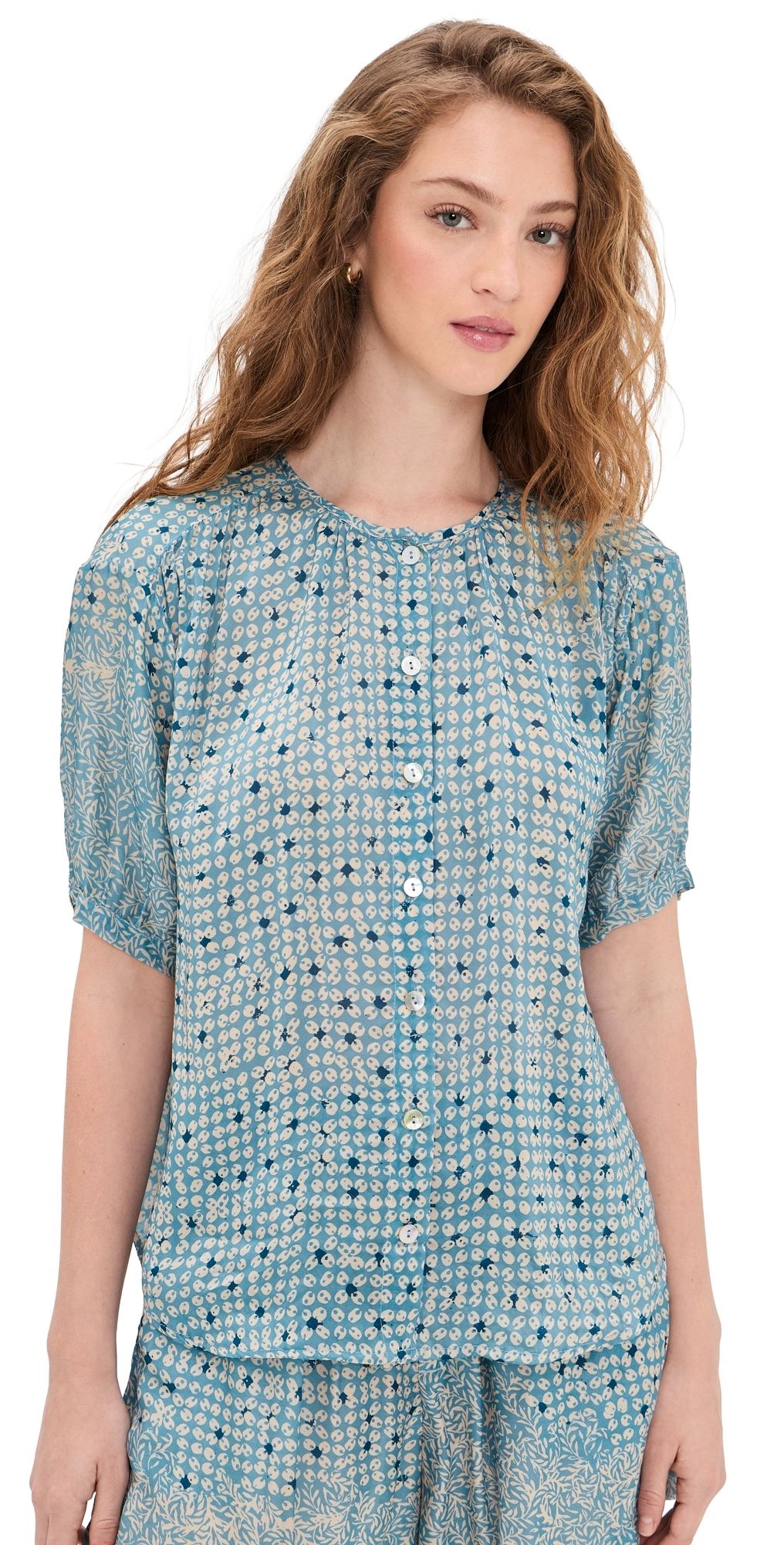 Natalie Martin Collection Violet Top Delphi Sky M