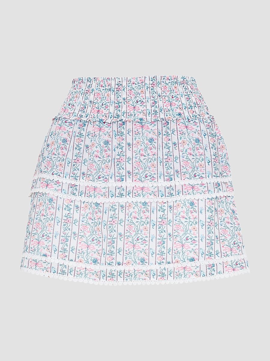 Women's The Meena Skirt - White Etched - Size XL