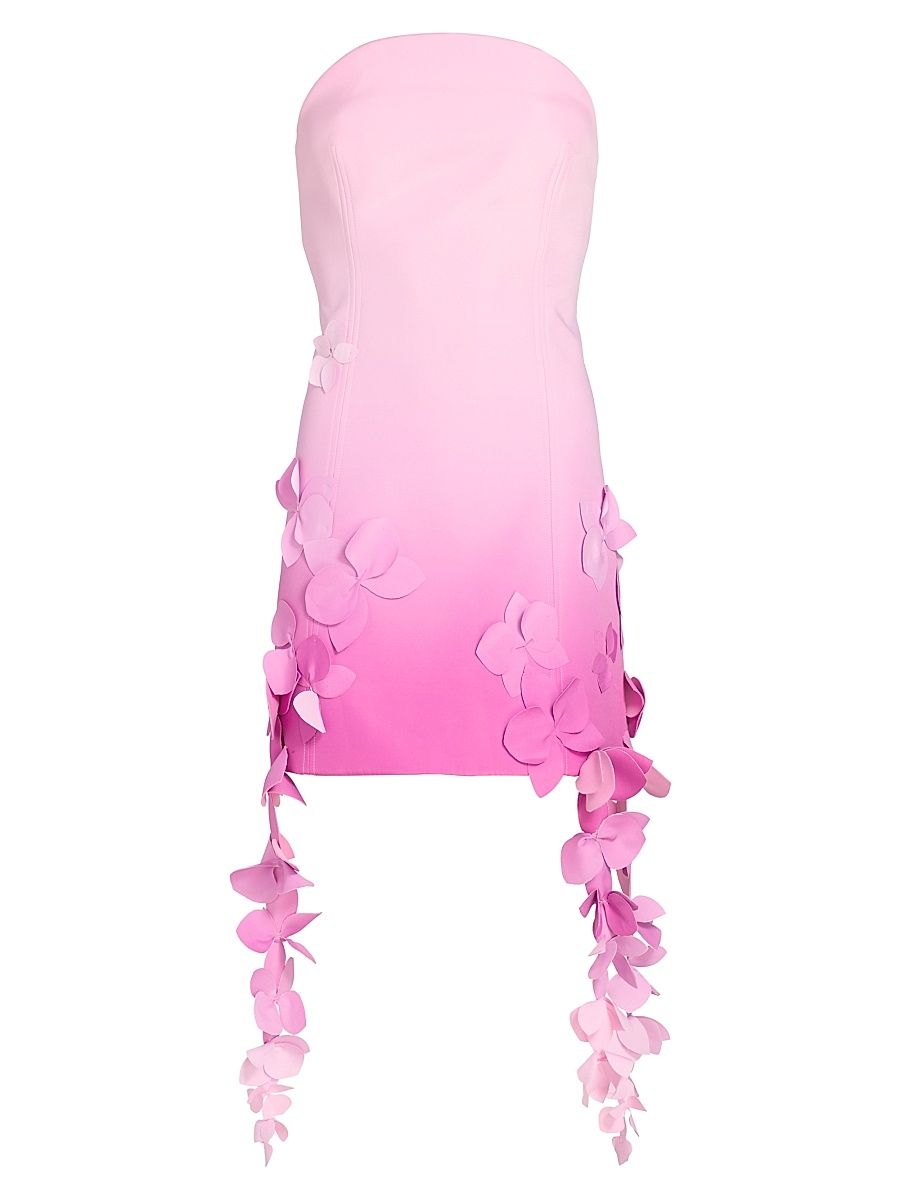 Women's Forever Young Sandia Ombré Strapless Minidress - Taffy Ombre - Size 12