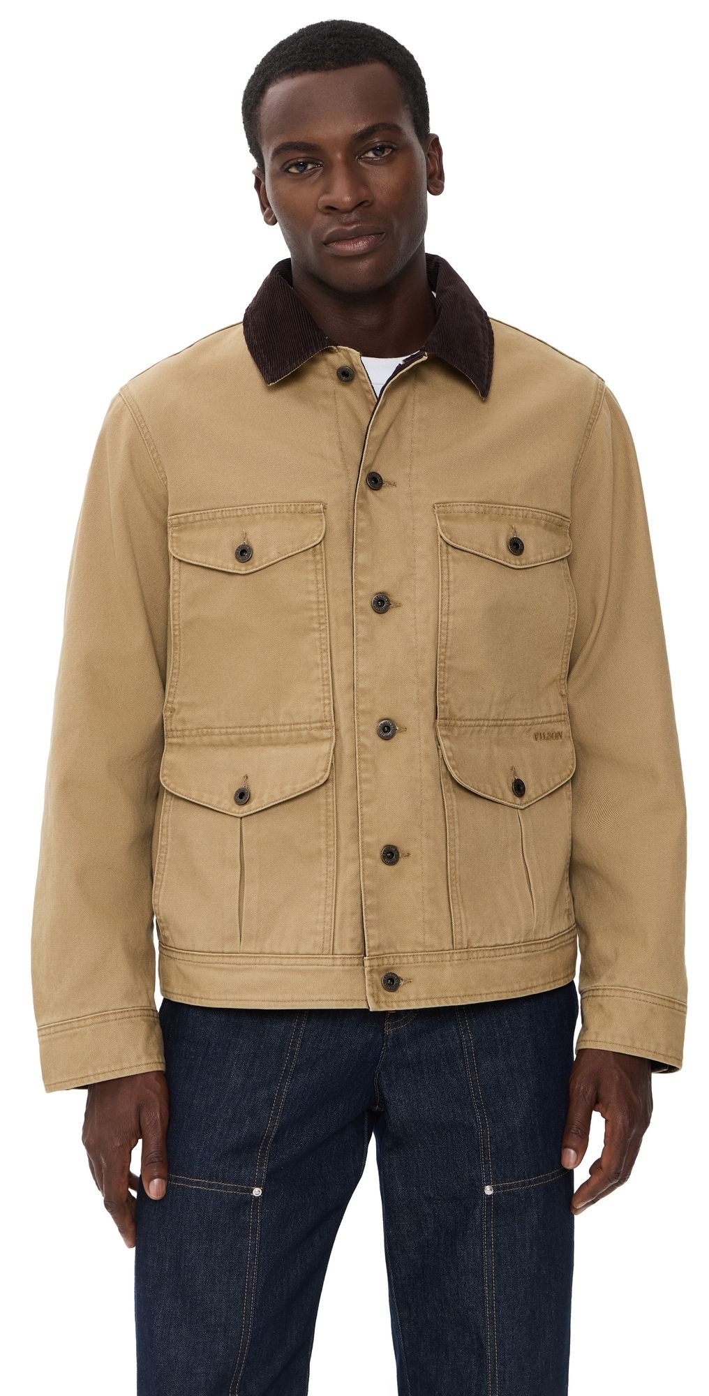 Filson Rustic Canvas Journeyman Jacket Antique Bronze XXL