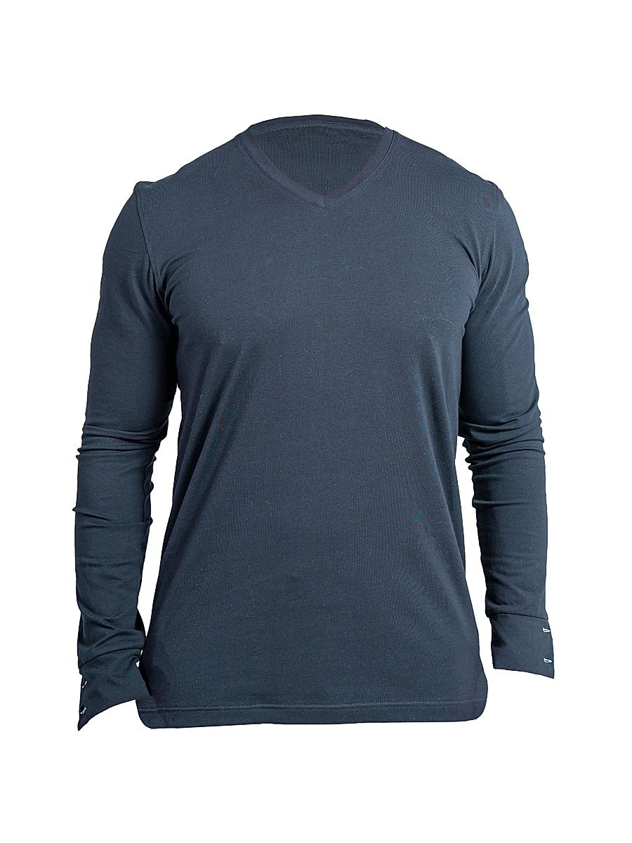 Men's V-Neck Edison Ascension T-Shirt - Blue - Size XXXL