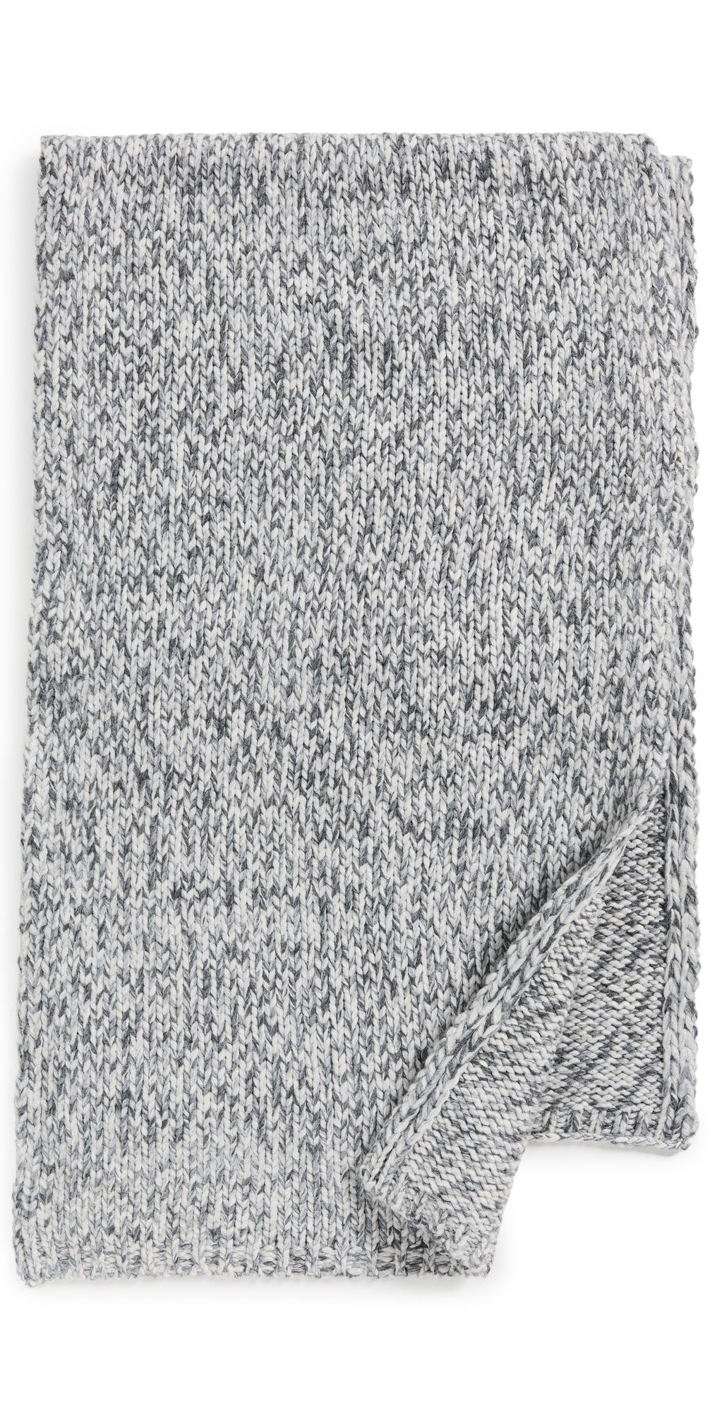 Vince Chunky Marl Scarf Grey One Size