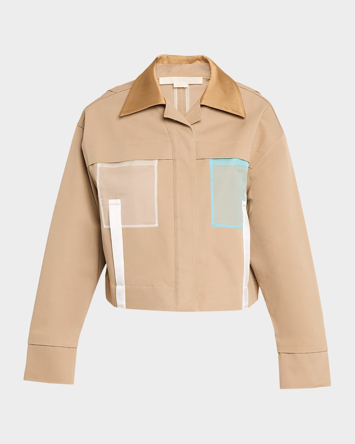 x Robert Rauschenberg Cropped Twill Jacket