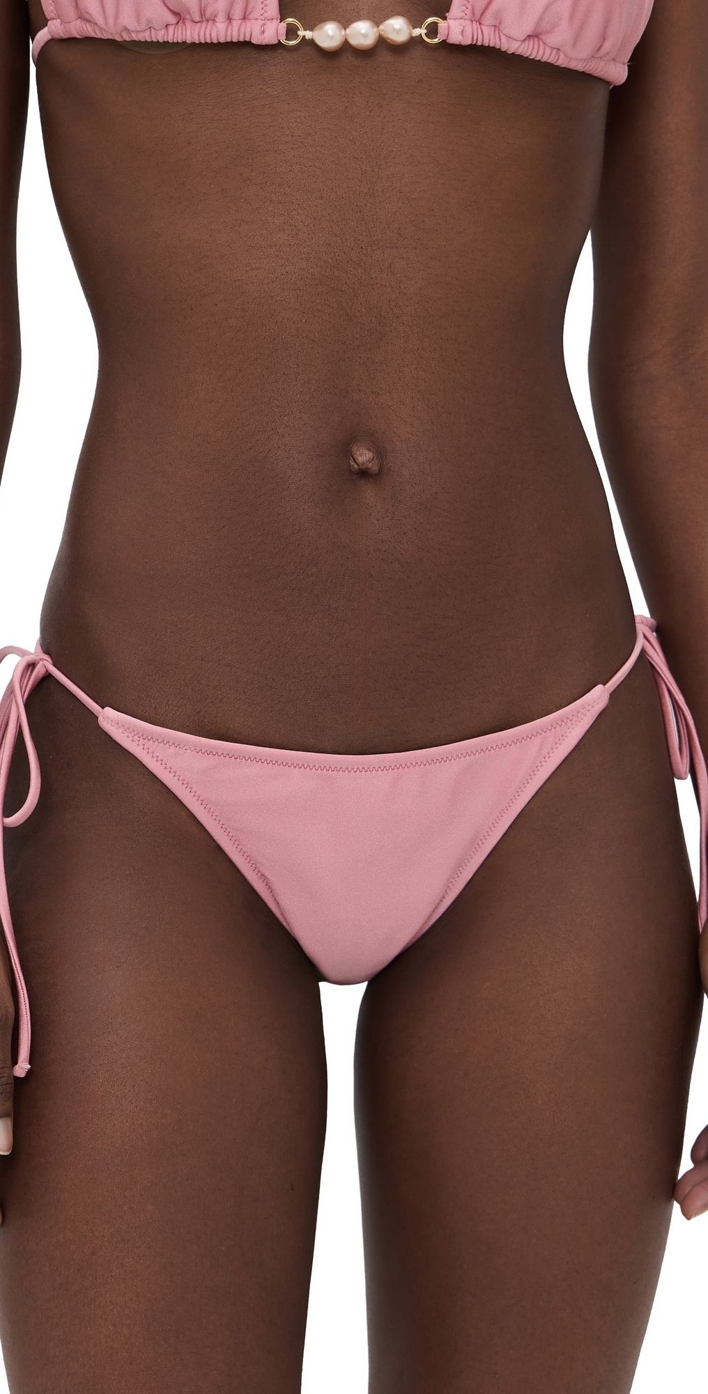 Shani Shemer Lyn Bikini Bottoms Dusty Rose L
