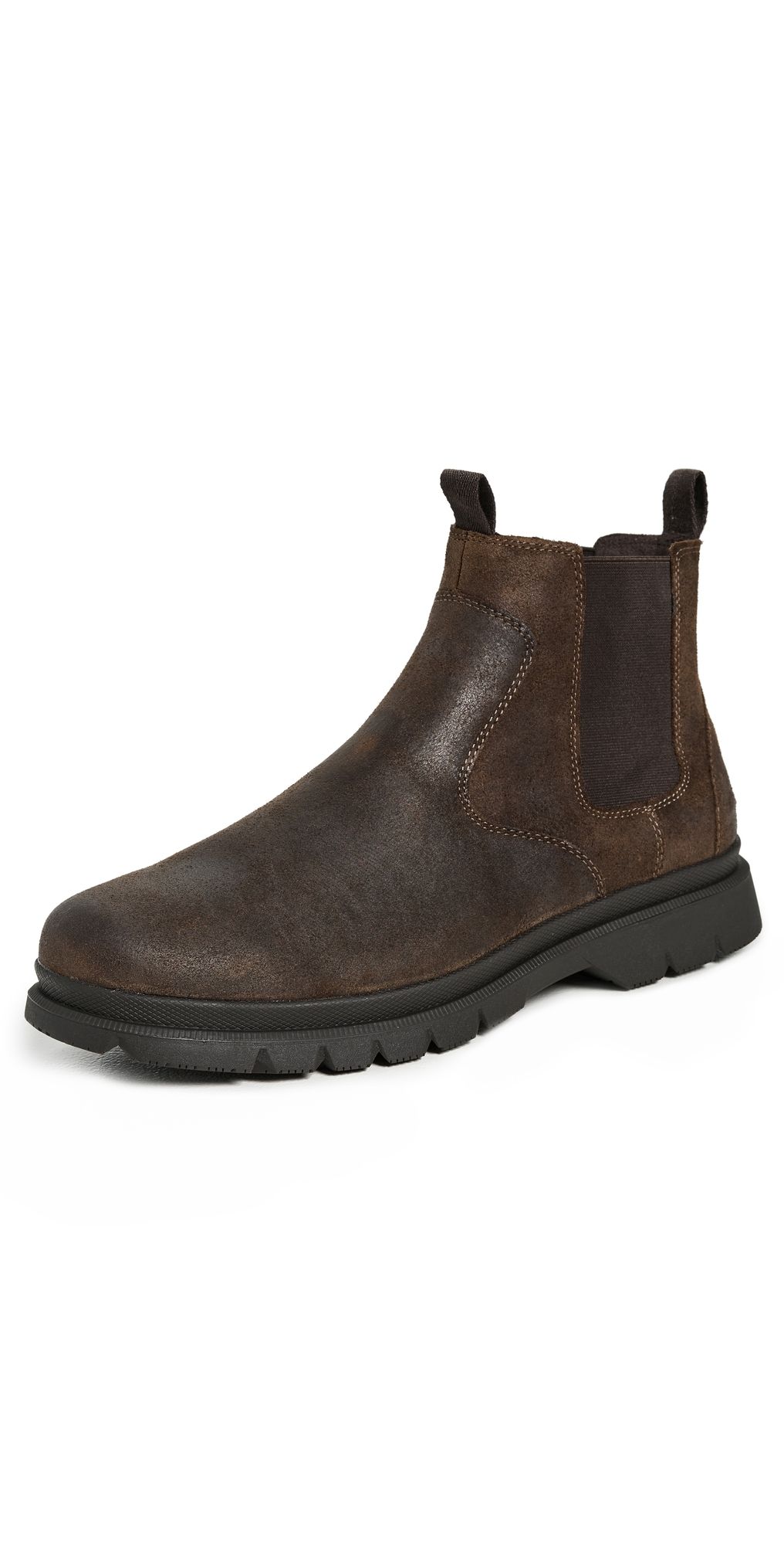 Sperry Fenway Pull On Waxed Boots Dark Brown 8.5