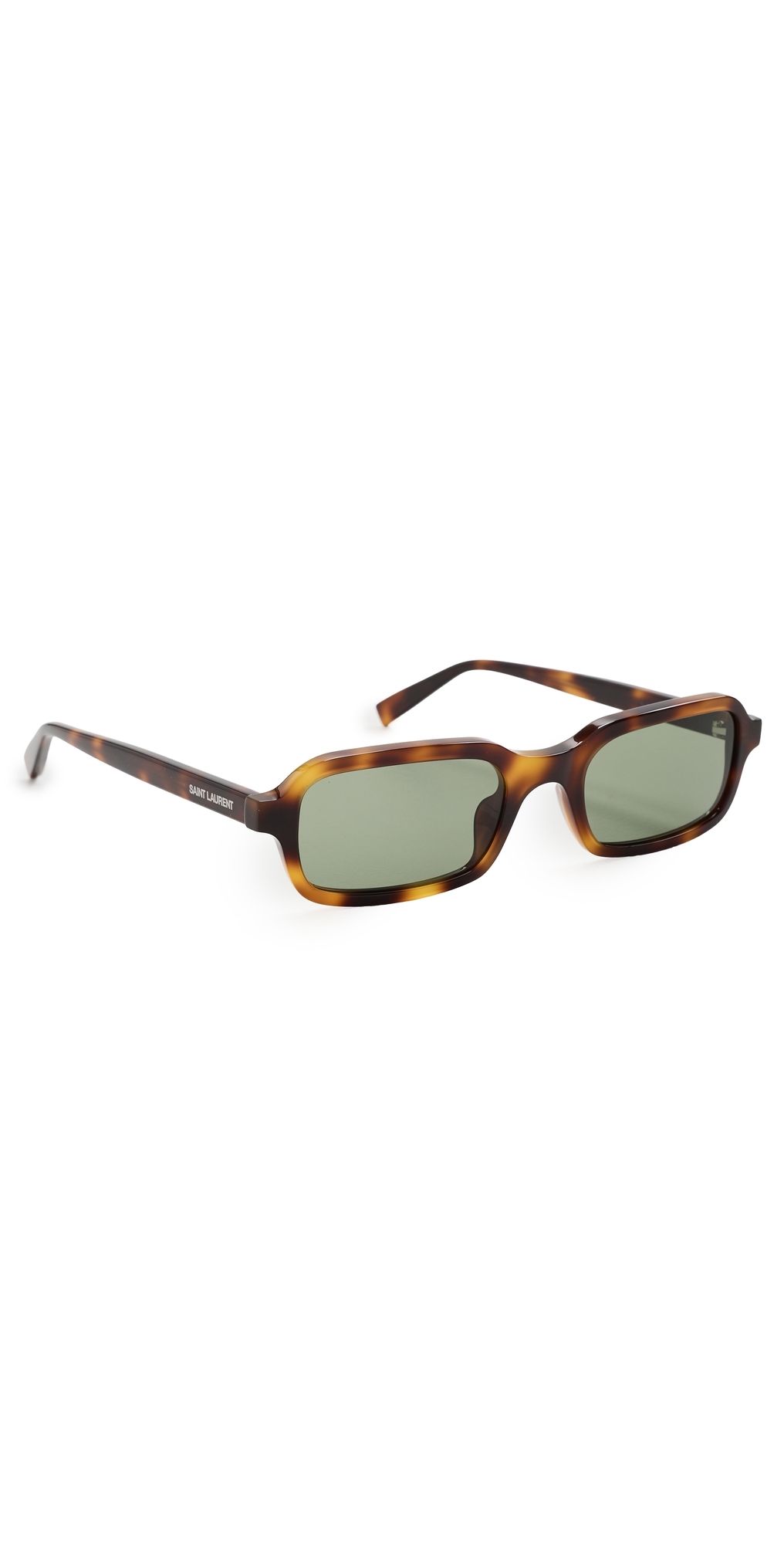 Saint Laurent SL 908 Sunglasses Havana-Havana-Green One Size