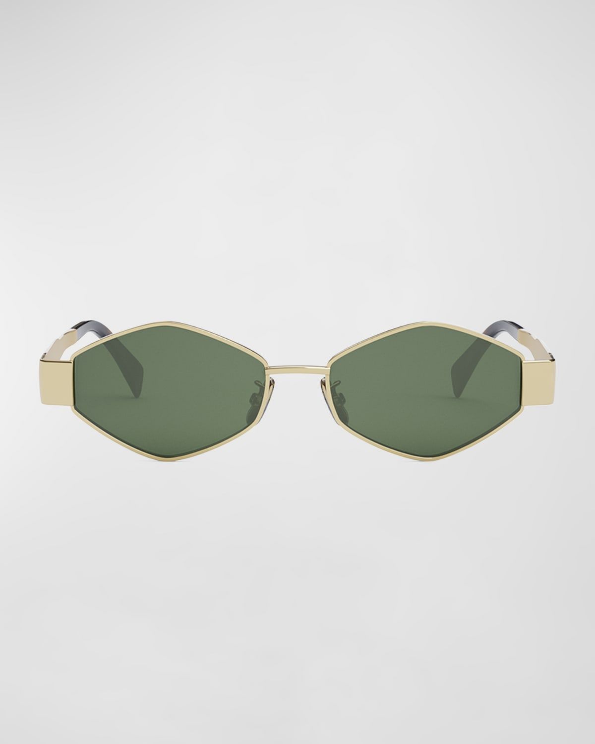 Triomphe Round Metal & Acetate Sunglasses