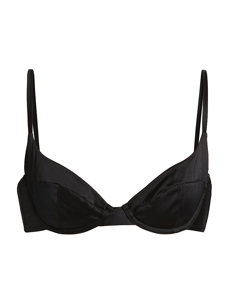 Women's Tous Les Jours Demi Bra - Black - Size 36C
