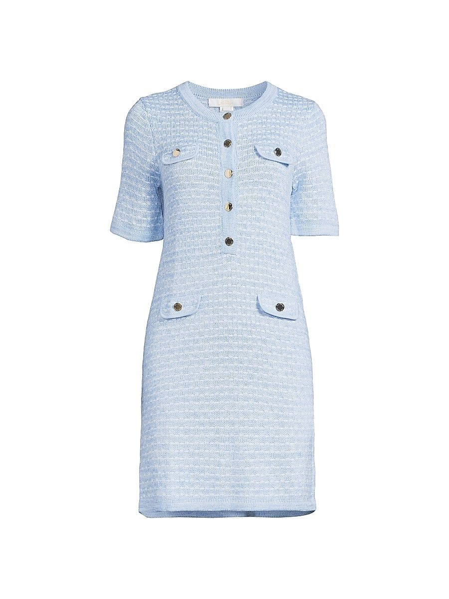 Women's Theodorah Sweater Sheath Dress - Bluette Metallic Marl - Size XL