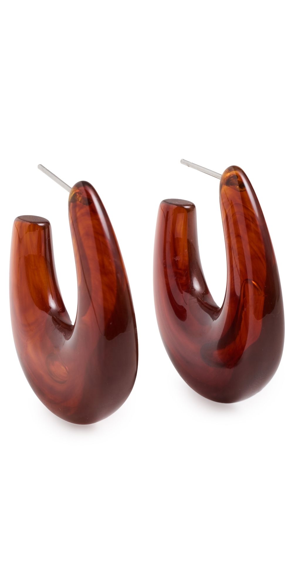 Rachel Comey Isle Earring Dark Tortoise One Size