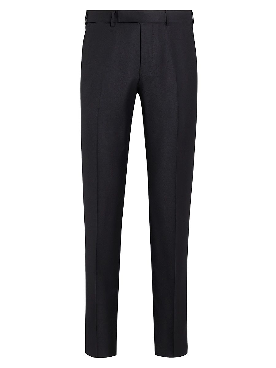 Men's Trofeo Wool Pants - Black - Size 48