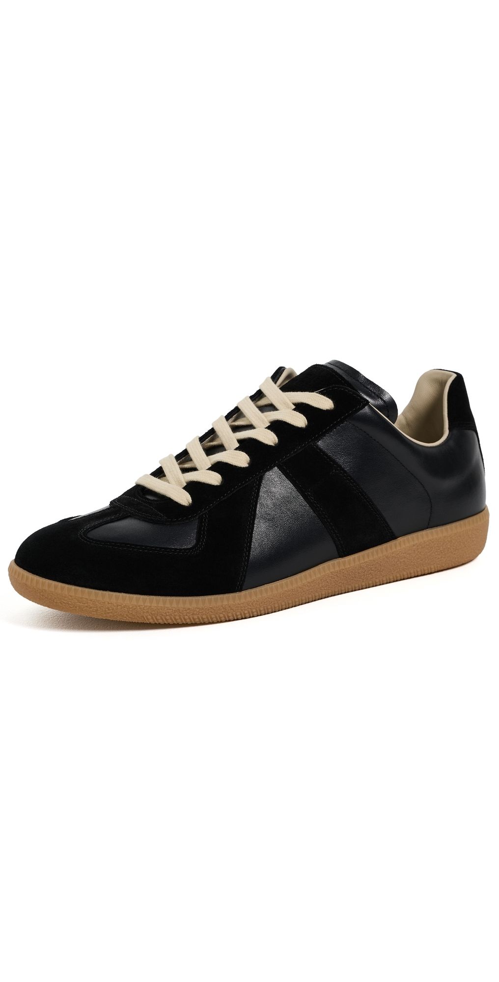 Maison Margiela Replica Low Top Sneakers Black/Black 46