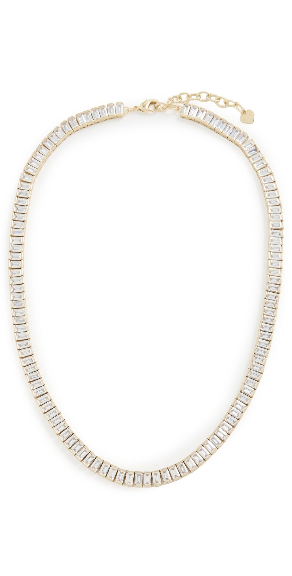 HART Baguette Tennis Necklace Gold One Size
