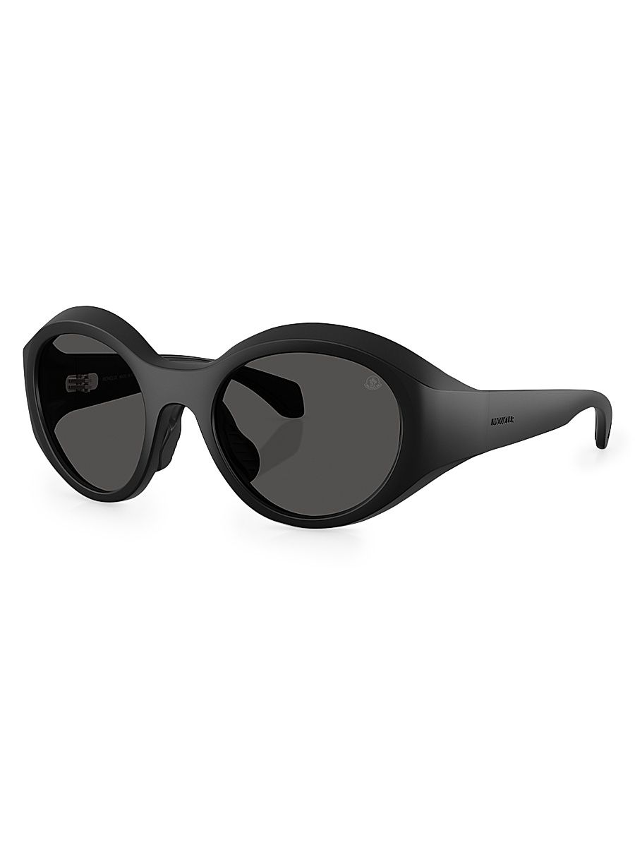 Men's Satellite 51MM Round Sunglasses - Black