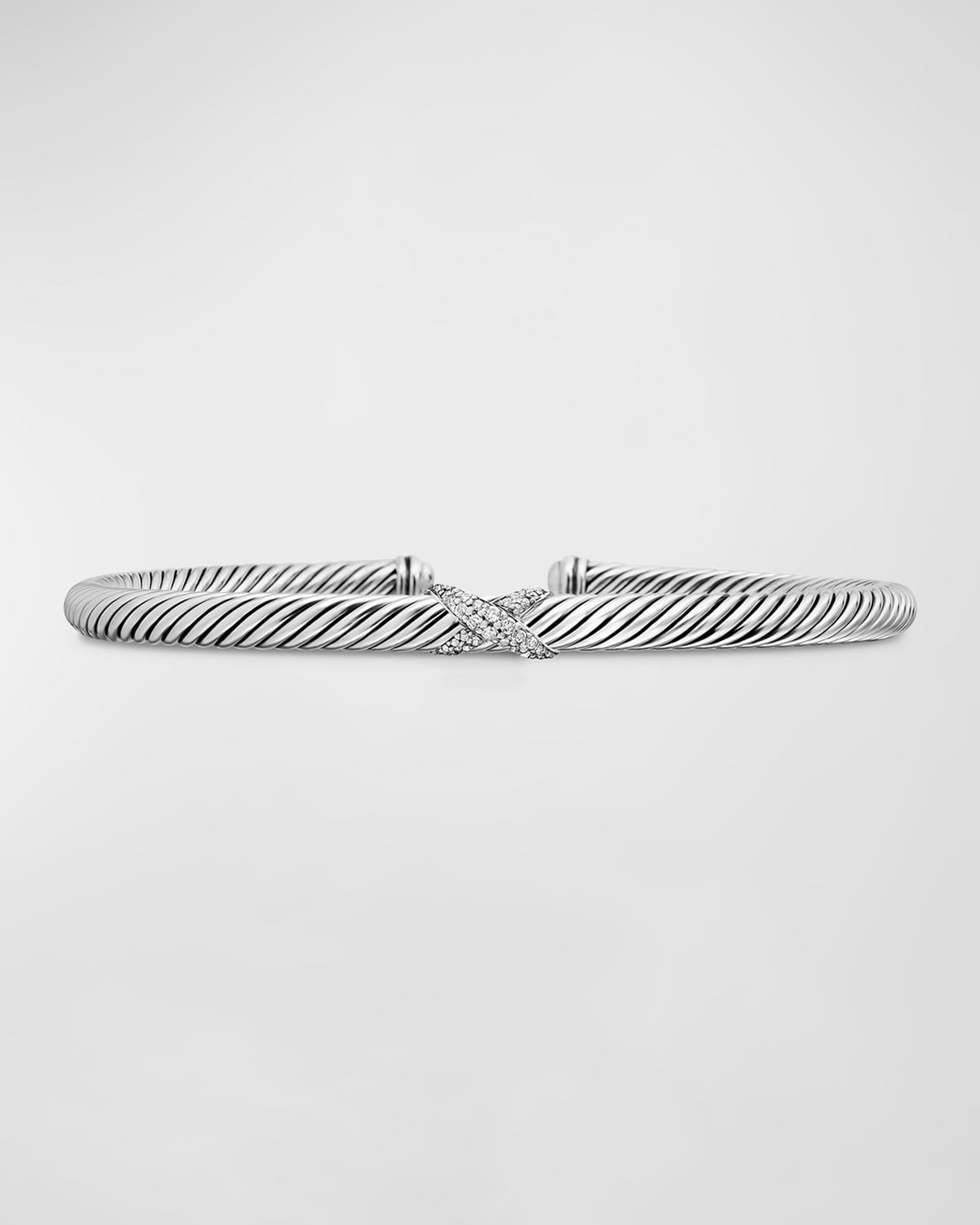 X Bracelet with Diamonds