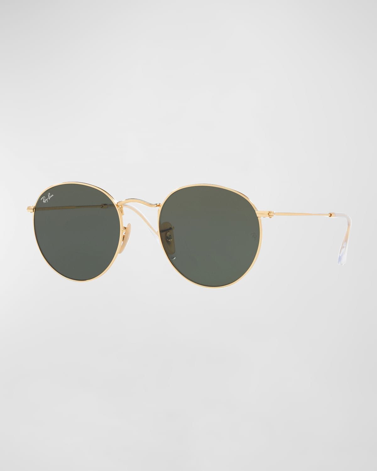 Gradient Round Metal Sunglasses, 53MM