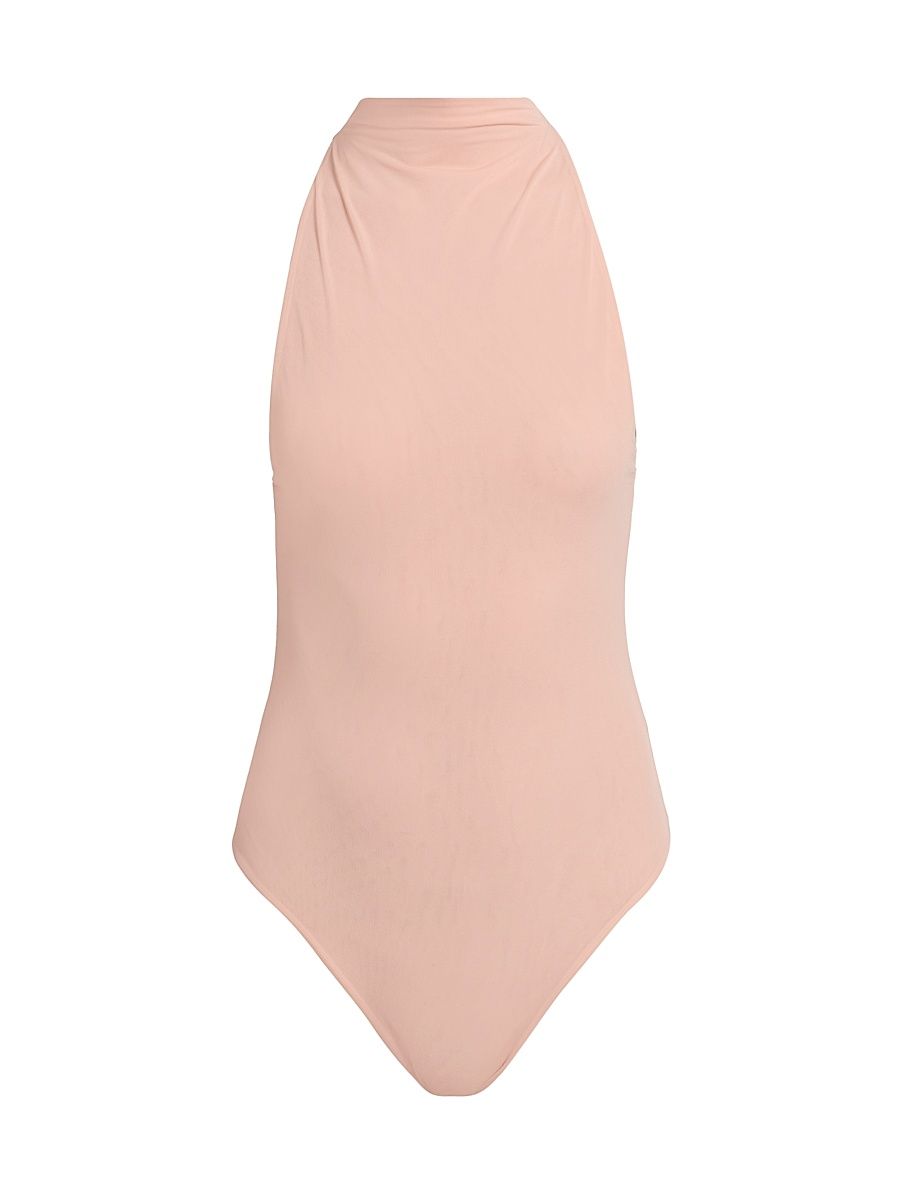 Women's Spen Sleeveless Jersey Bodysuit - Tan - Size XL