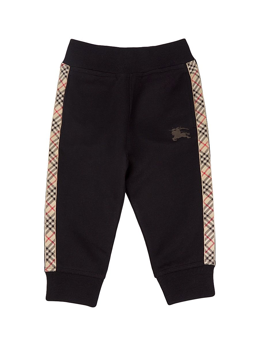 Baby Boy's, Little Boy's & Boy's EKD Check Joggers - Black - Size 8