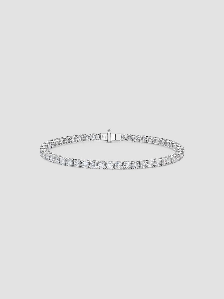 Women's 18K White Gold & 5.77-6.04 TCW Diamond Tennis Bracelet - White Gold