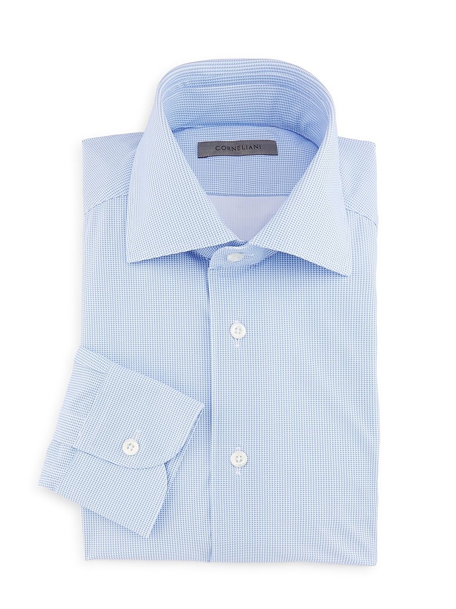 Men's P178 Diamond Tech Shirt - Blue Micro - Size 18.5