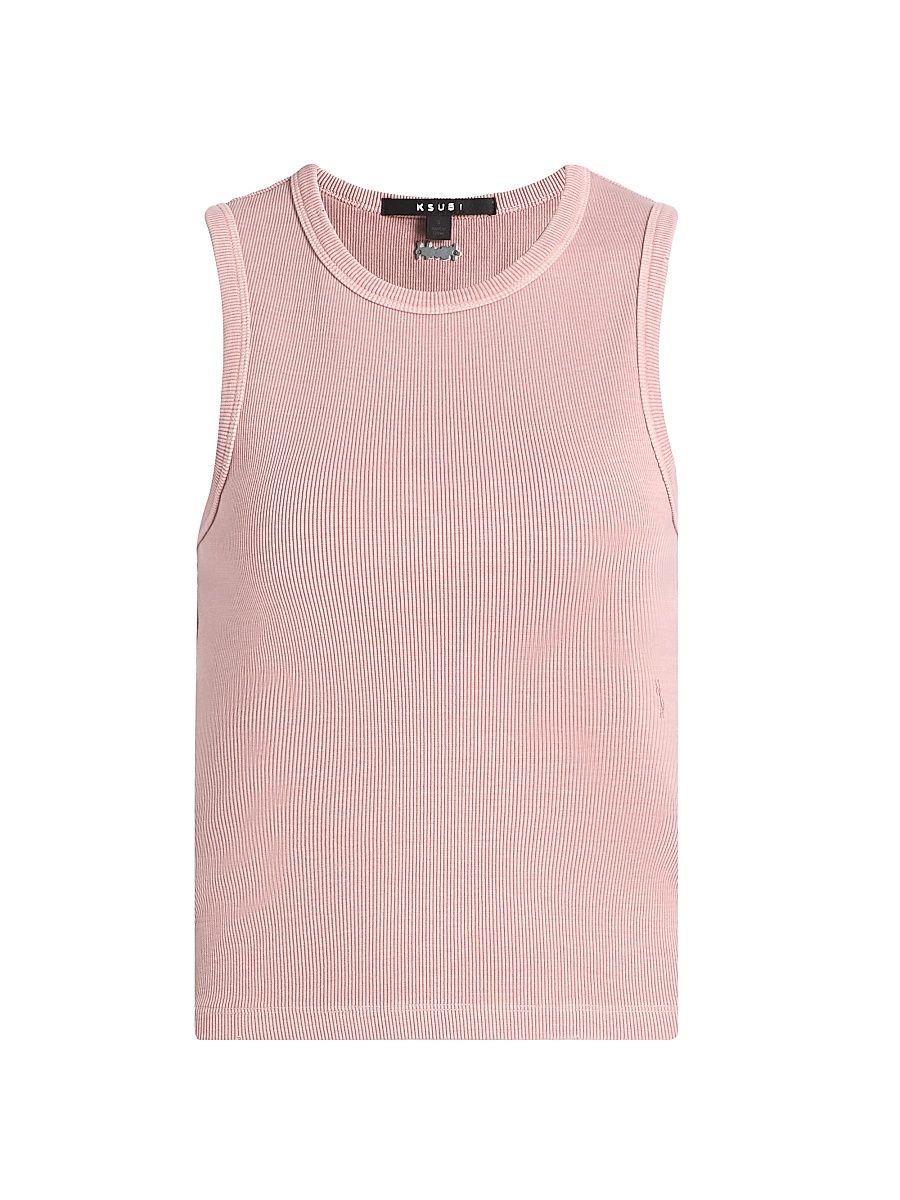 Women's Syndicate Xtra Stretch-Cotton Tank - Pink - Size Large