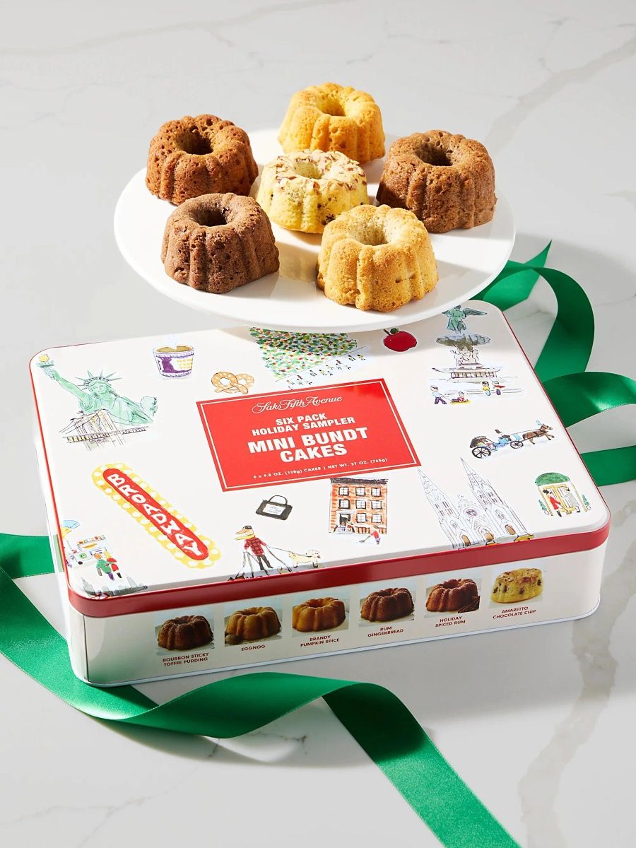 Saks Fifth Avenue 6-Pack Holiday Sampler Mini Bundt Cakes