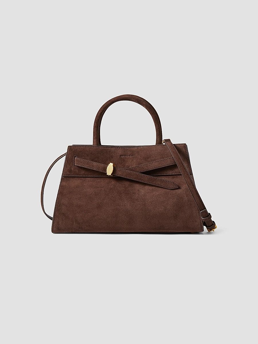 Women's Dash Suede Top Handle Bag - Espresso