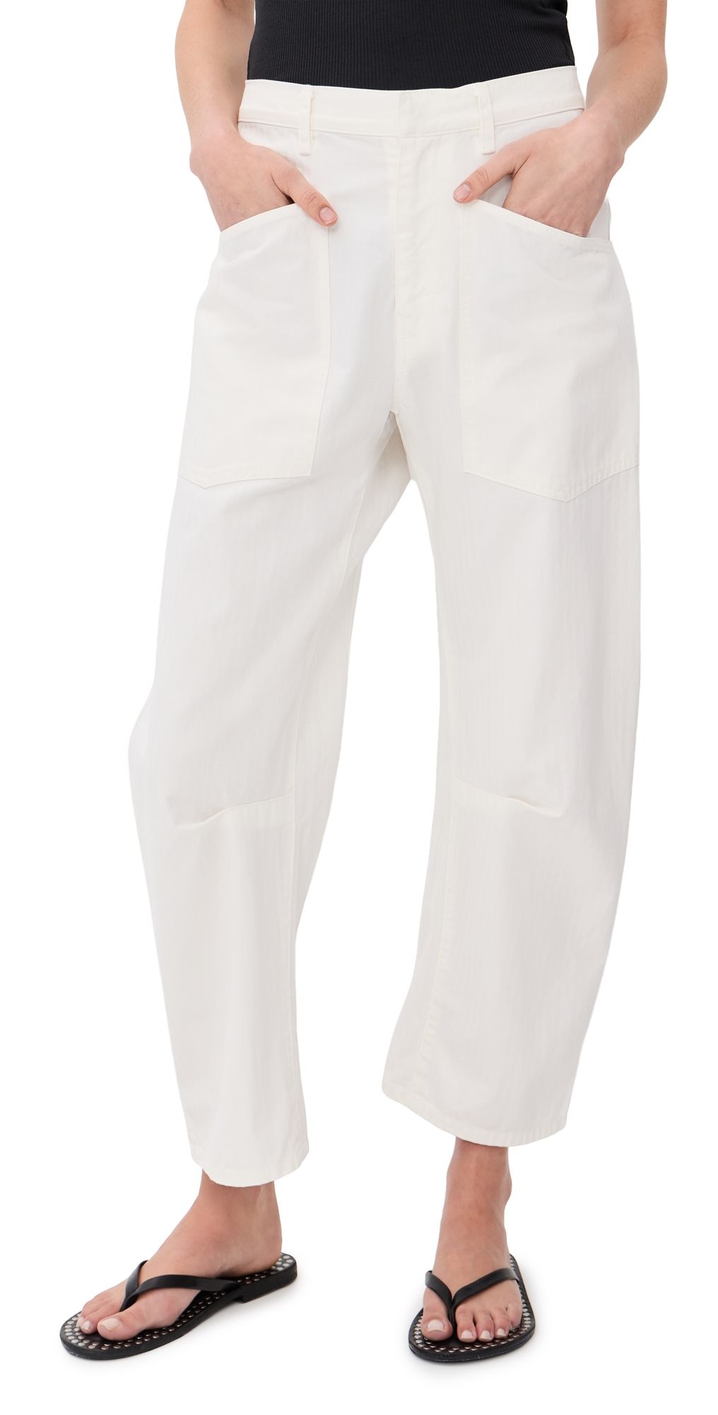 Nili Lotan Shon Pants Vintage Cream 2