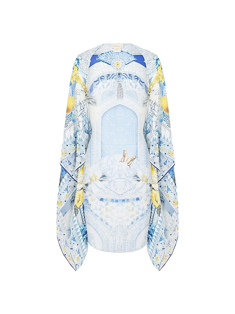 Women's De Nada Grenada Silk Chiffon Shrug - De Nada Granada