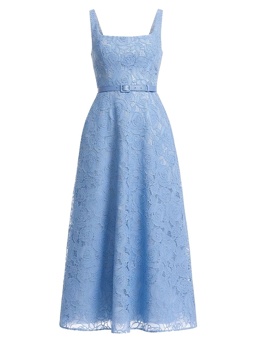 Women's Shelby Lace Midi-Dress - Sky - Size XL