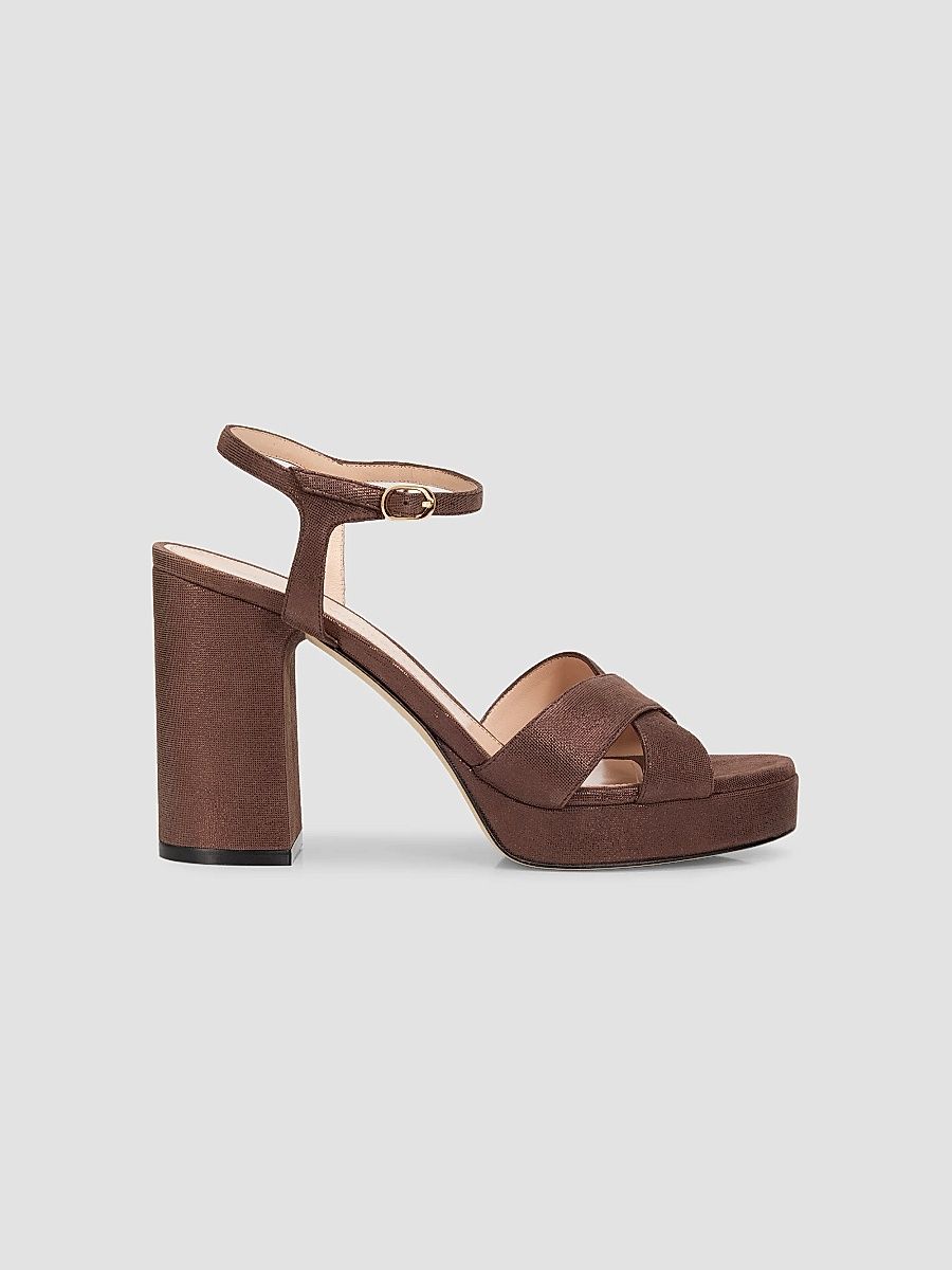 Stuart Weitzman Women's Dayna 110MM Platform Sandals - Brown - Size 12