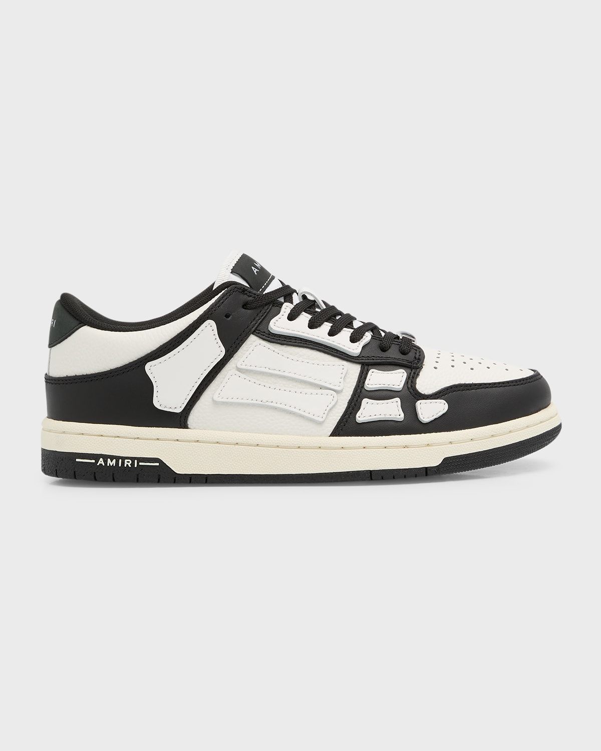 Skel Bicolor Leather Low-Top Sneakers