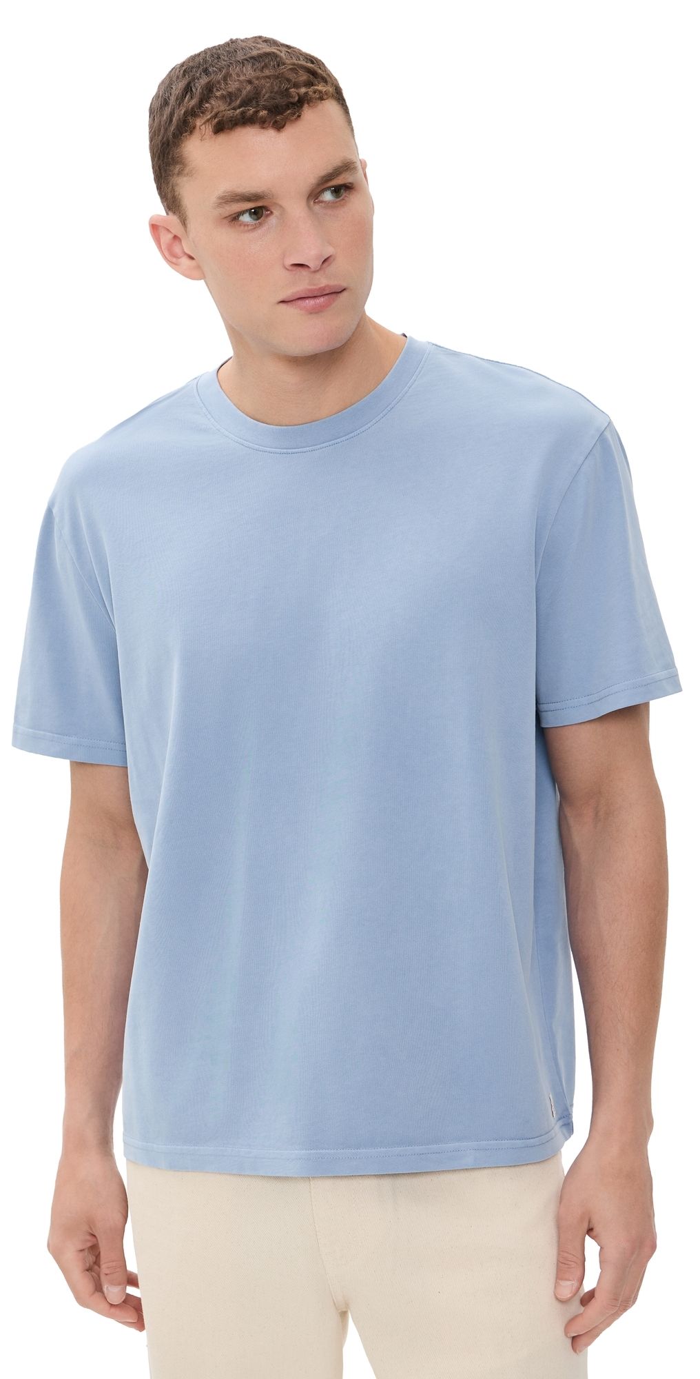 Marine Layer Relaxed Cloud 9 Jersey Tee Coastal Blue XXL