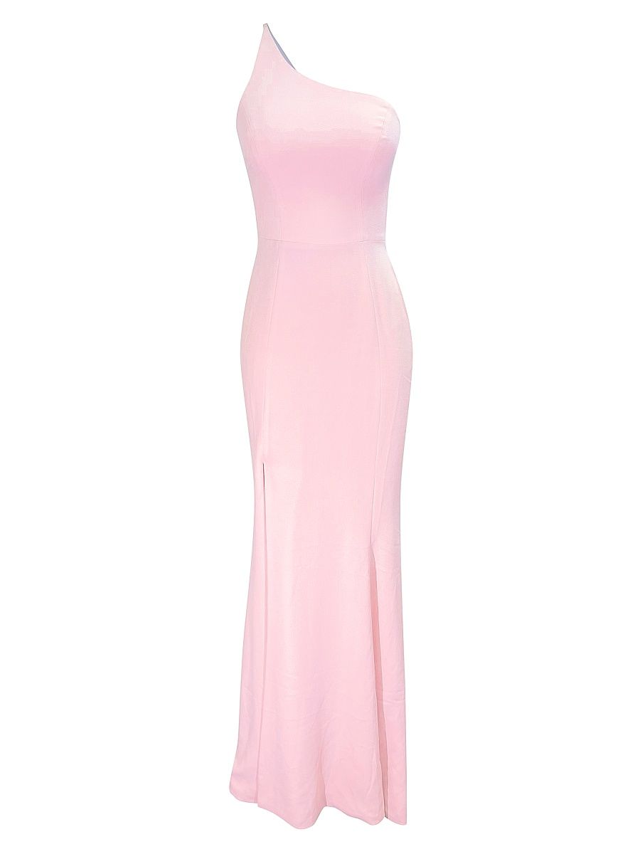 Women's Amy One-Shoulder Bodycon Maxi Dress - Vintage Pink - Size XXL