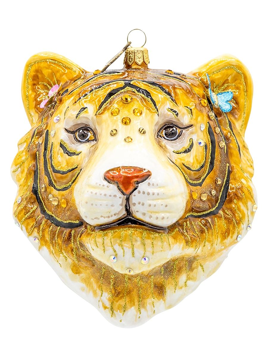 Crowned Ember Christmas Ornament