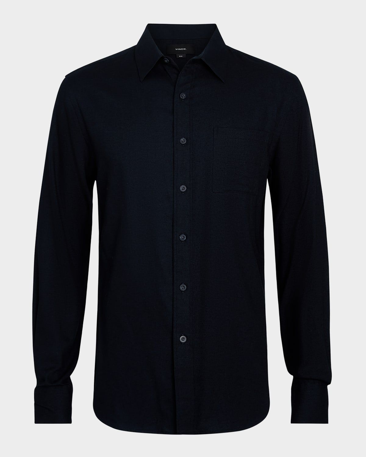 Men & apos;s Cotton and Wool Twill Sport Shirt