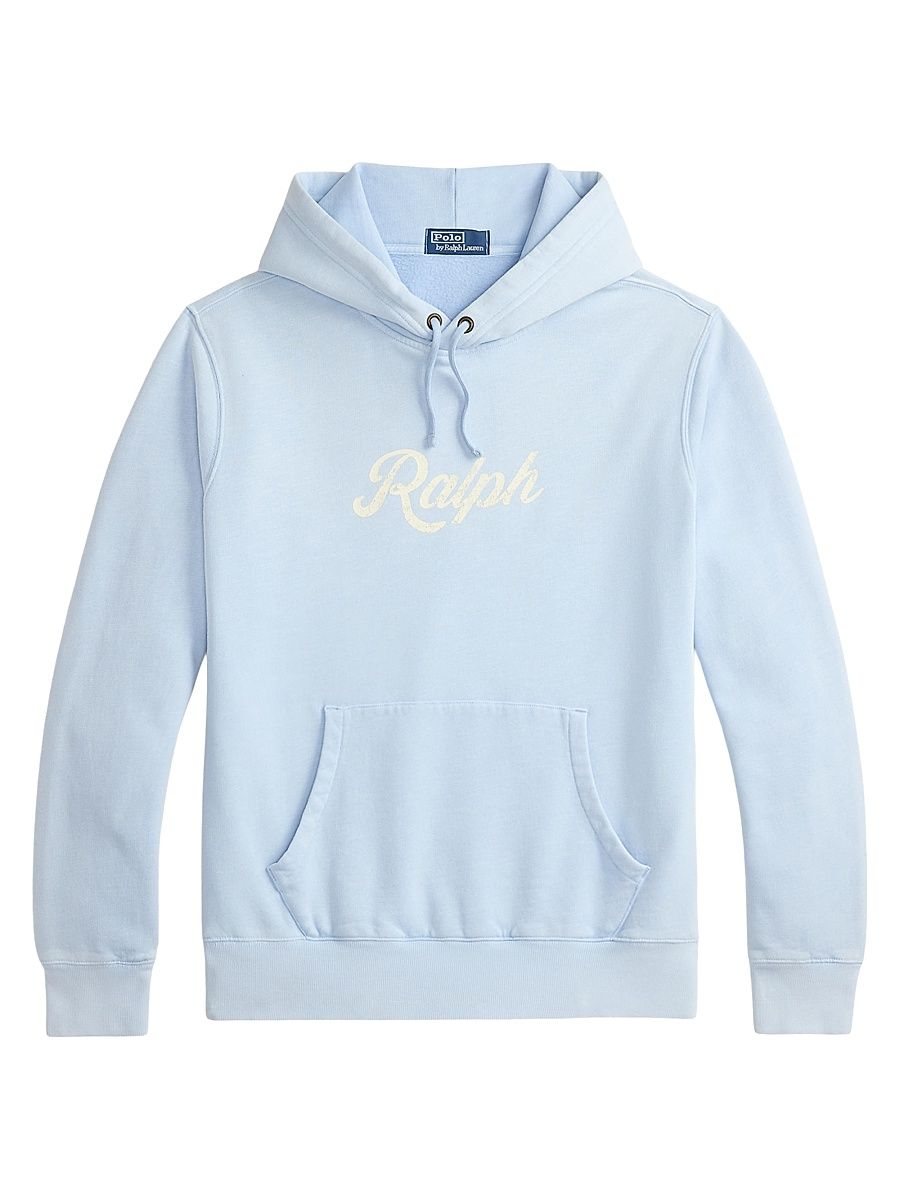 Men's Ralph Vintage Fleece Hoodie - South Port Blue - Size Large
