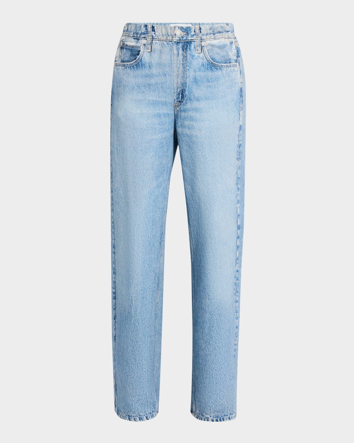 Miramar Cotton-Terry Wide-Leg Jeans