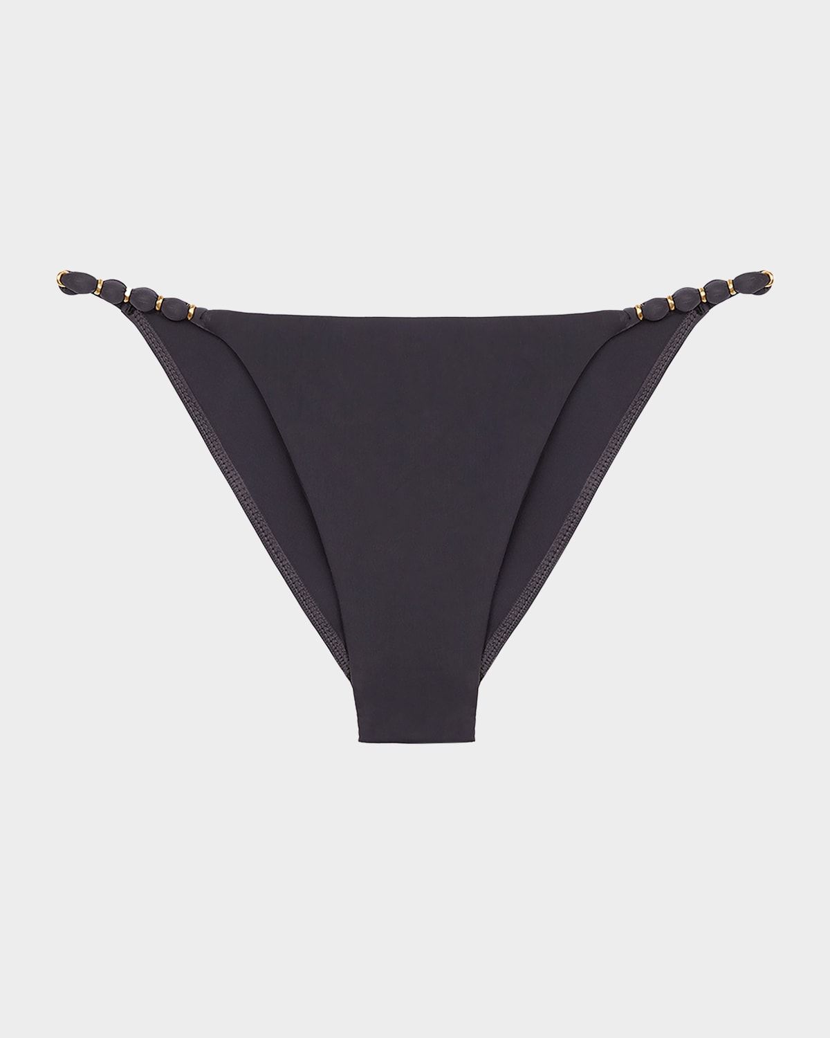 Solid Beads Full Bikini Bottoms