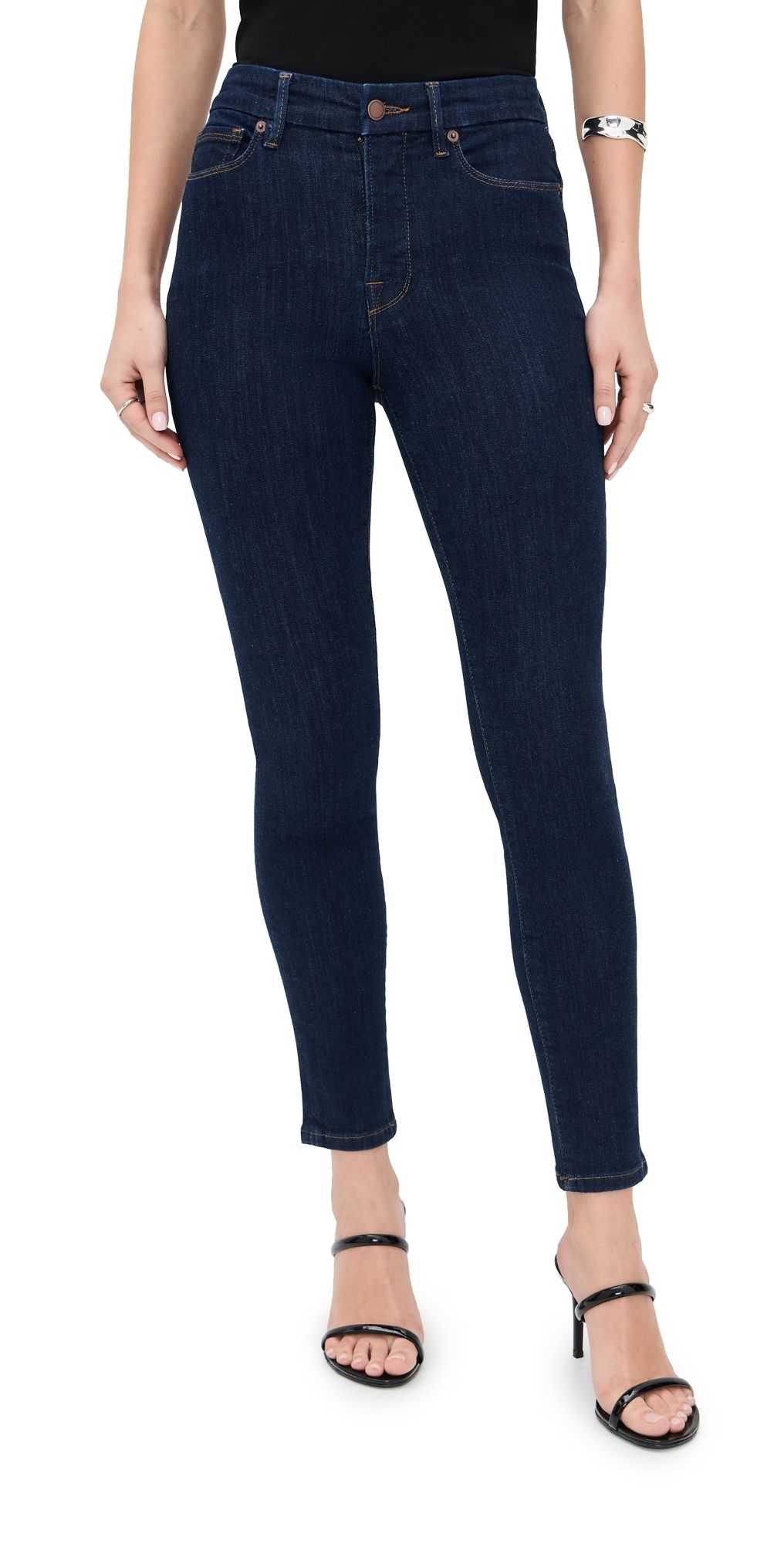 Good American Good Legs Skinny Jeans Indigo1153 0