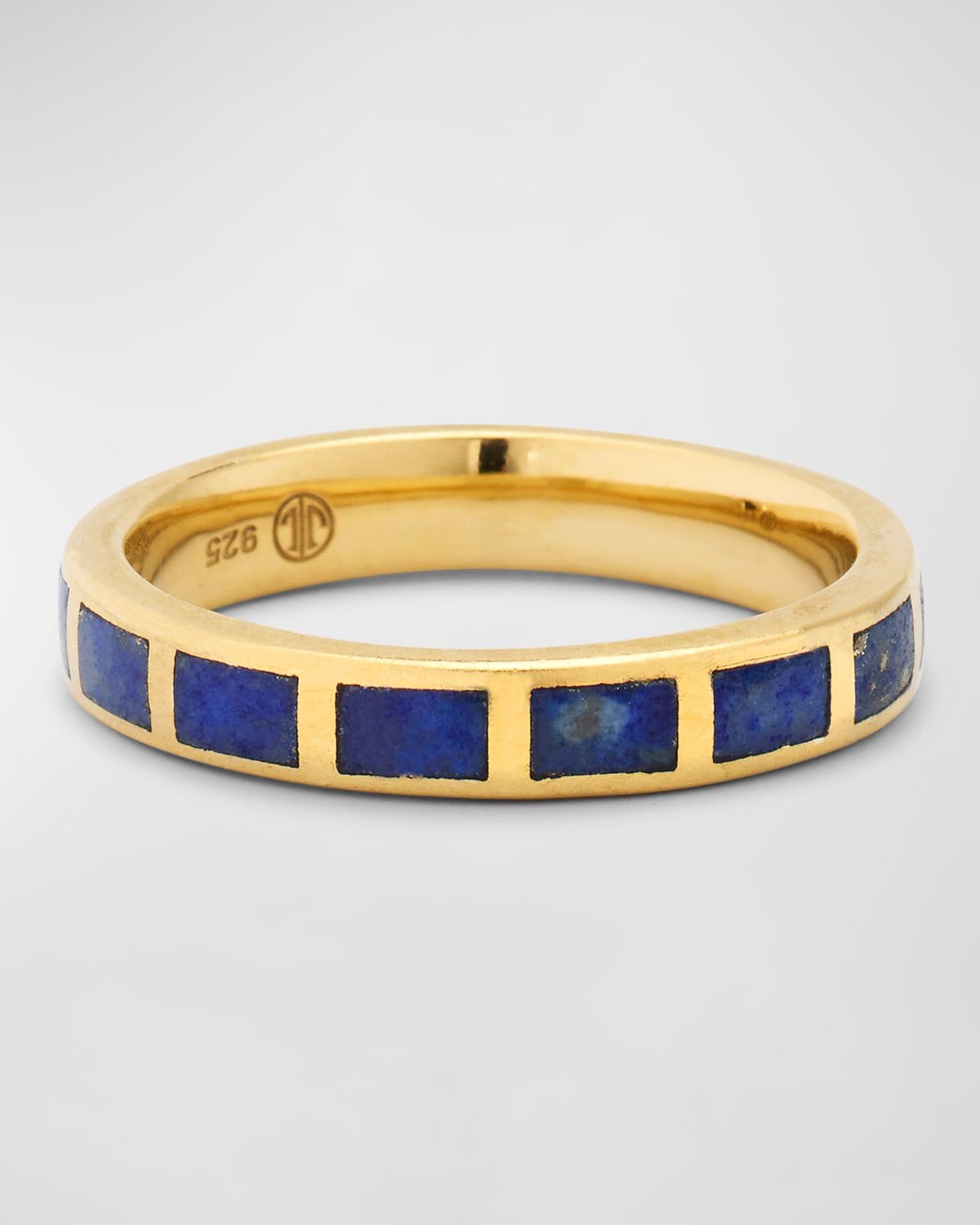 Dash Rectangle Gemstone Ring