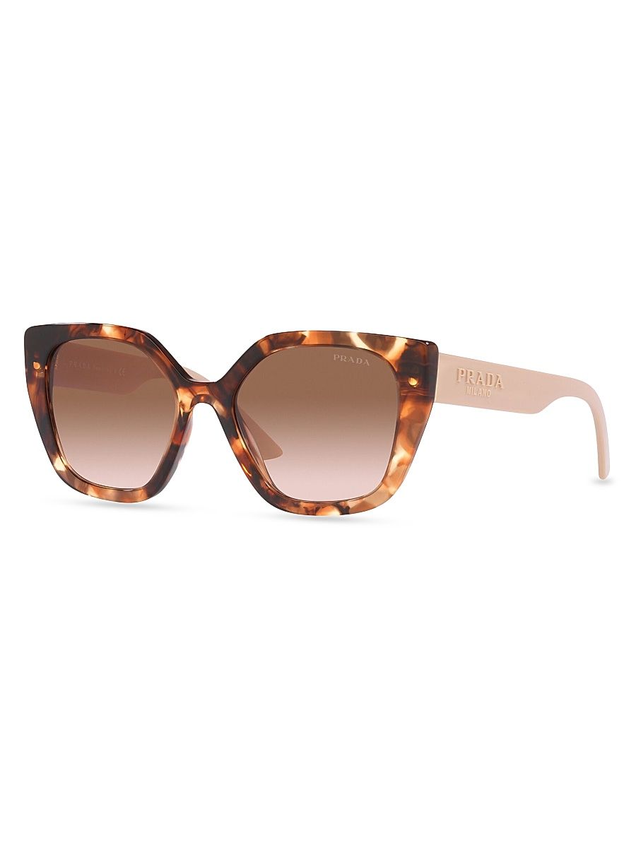 Women's 52MM Butterfly Sunglasses - Brown Tortoise