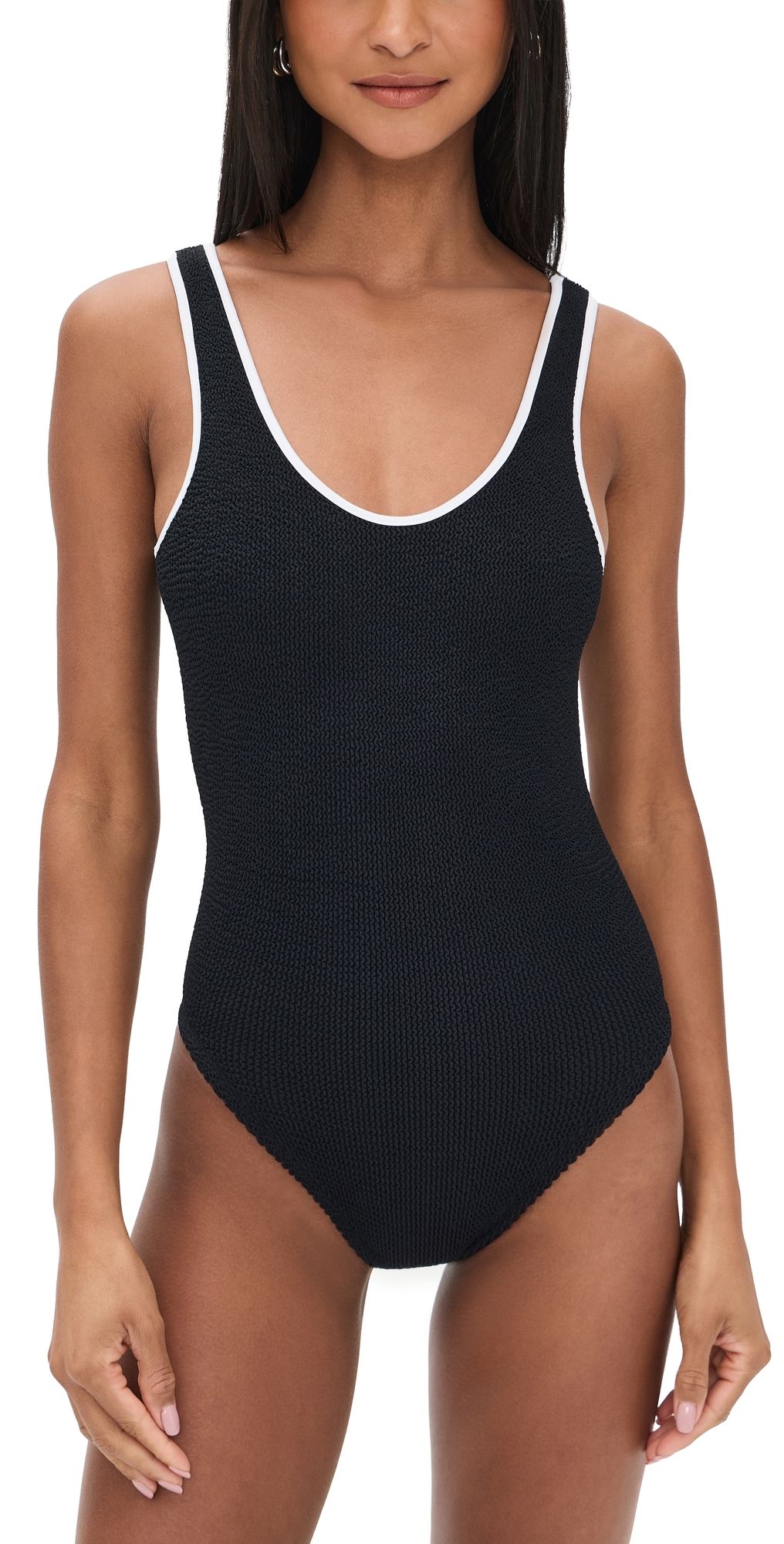 Hunza G Faye One Piece Black One Size