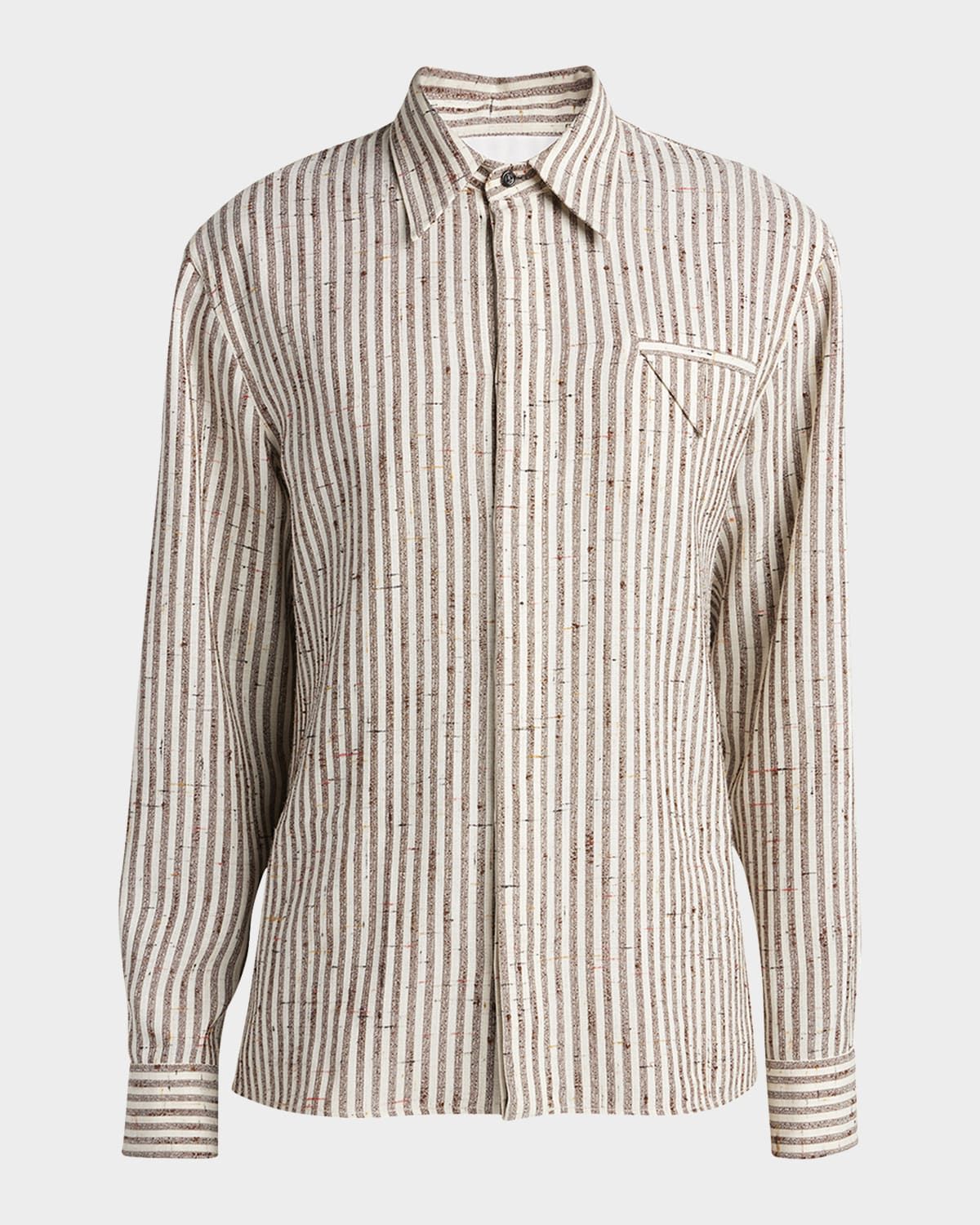 Men & apos;s Knotted Stripe Button-Down Shirt